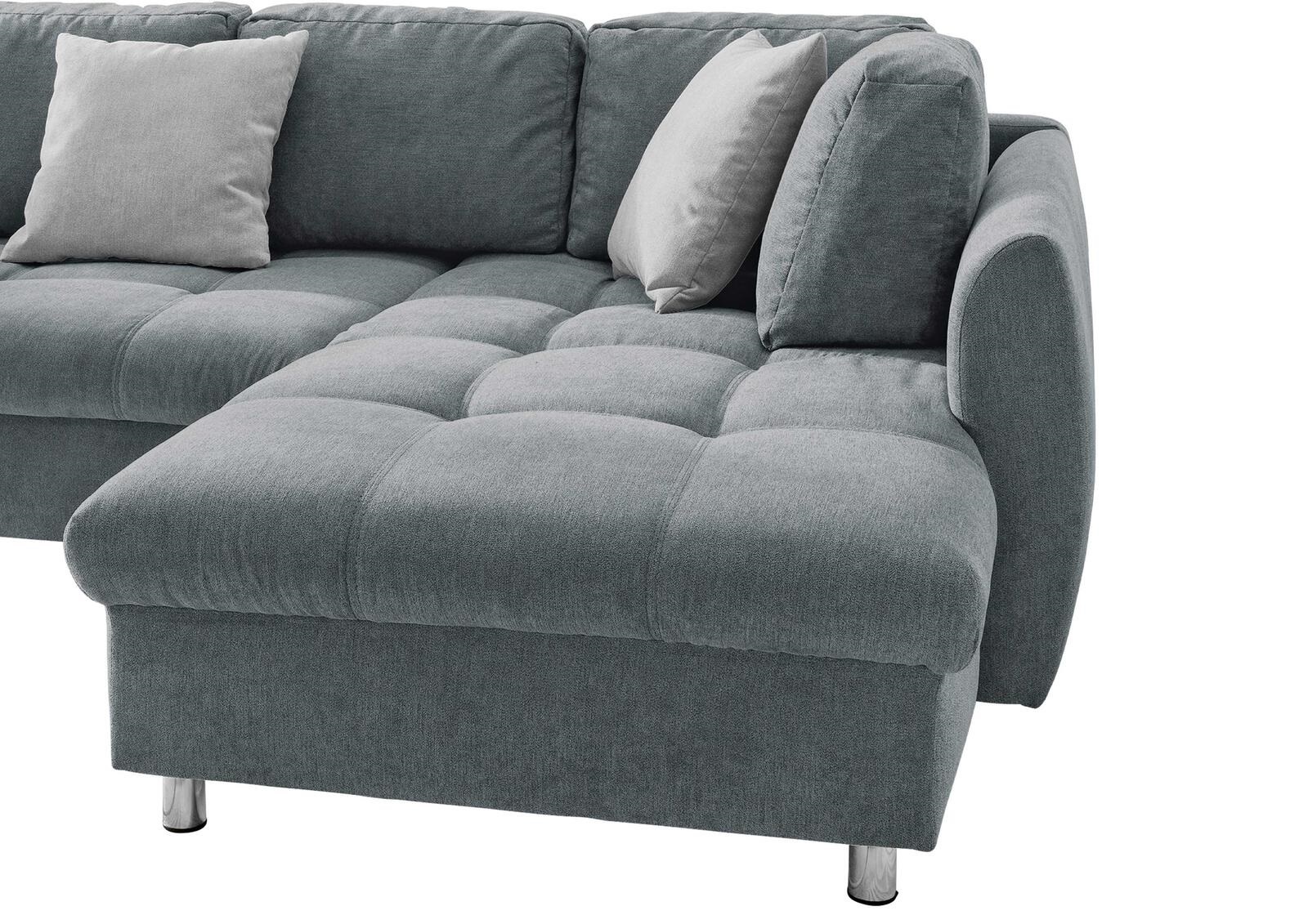 Ecksofa Agira in Stoff 