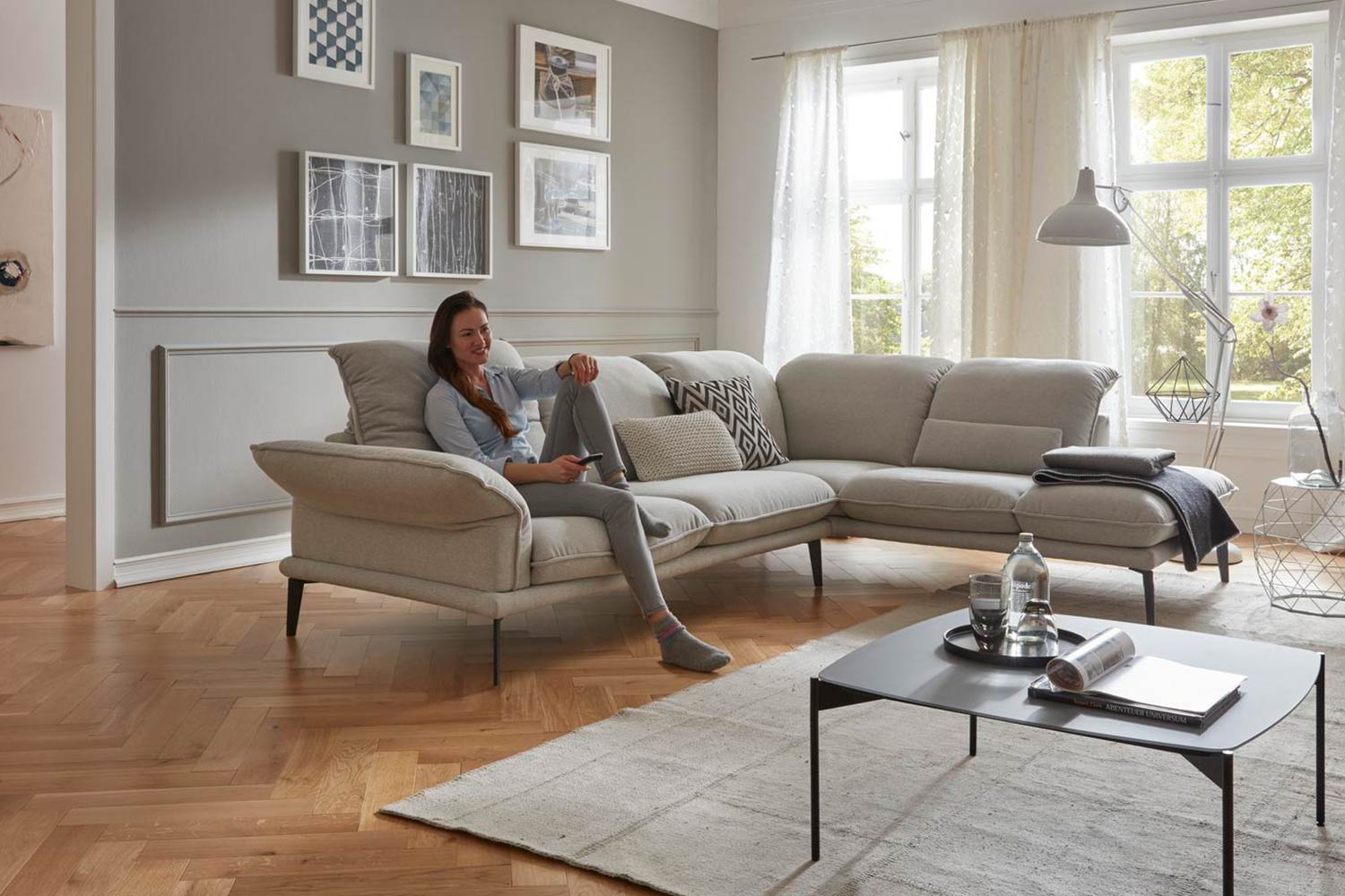 Ecksofa Atavar mit Loftcharakter