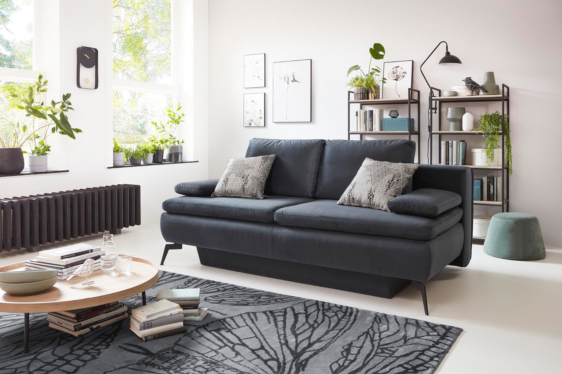 Schlafsofa Kayla mit Bettkasten & Querschläferfunktion