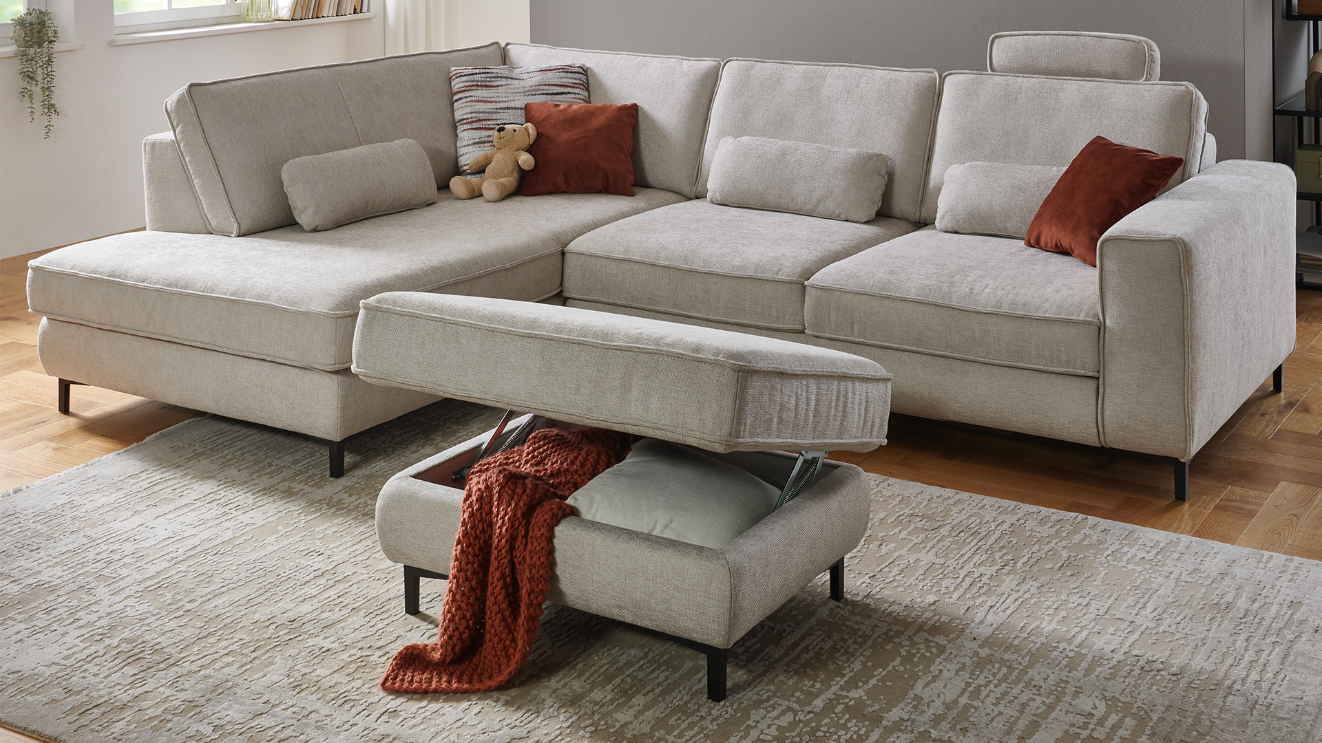 Modulmaster Ecksofa MM-MP 1201 in Stoff Modulmaster Ecksofa MM-MP 1201 in Stoff