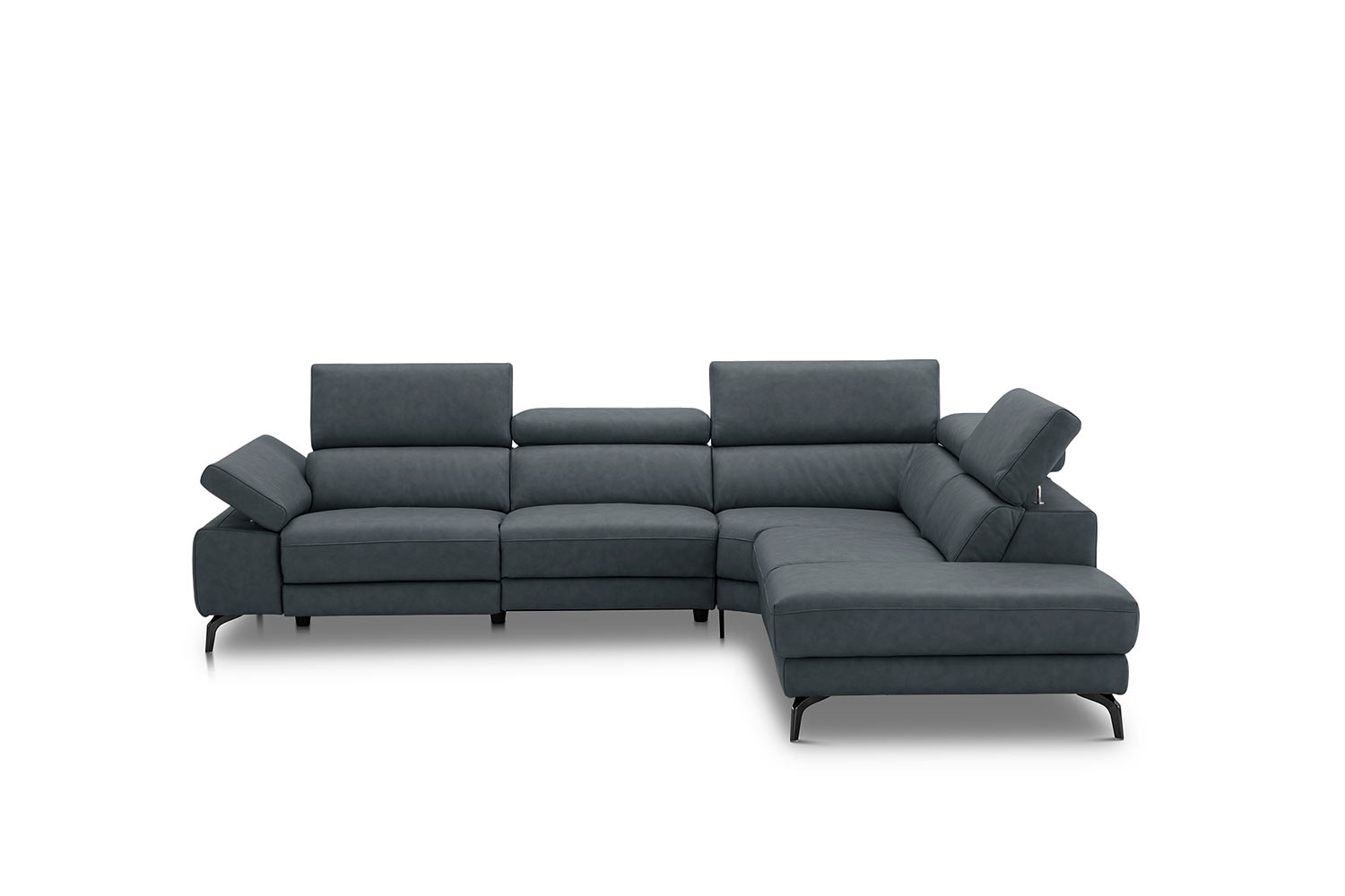 Ecksofa inkl. vielen Funktionen in Leder