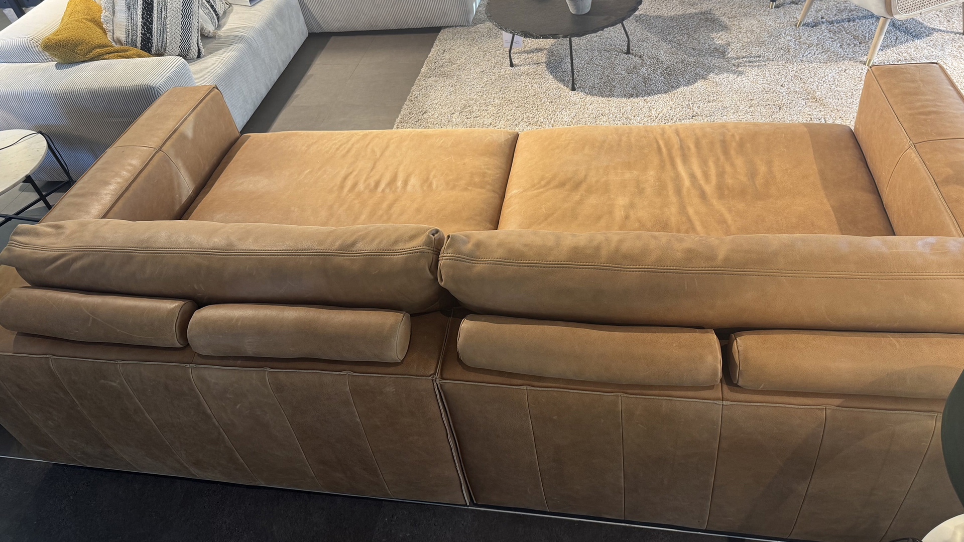 Big Sofa inkl. Kissen in Vintage Leder -0531007902-36WW-A