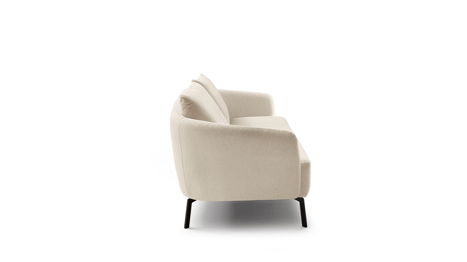 Couchgarnitur Neela mit losen Rückenkissen Stoff Couchgarnitur Neela mit losen Rückenkissen Stoff