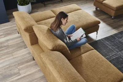 Ecksofa Lavina in Stoff