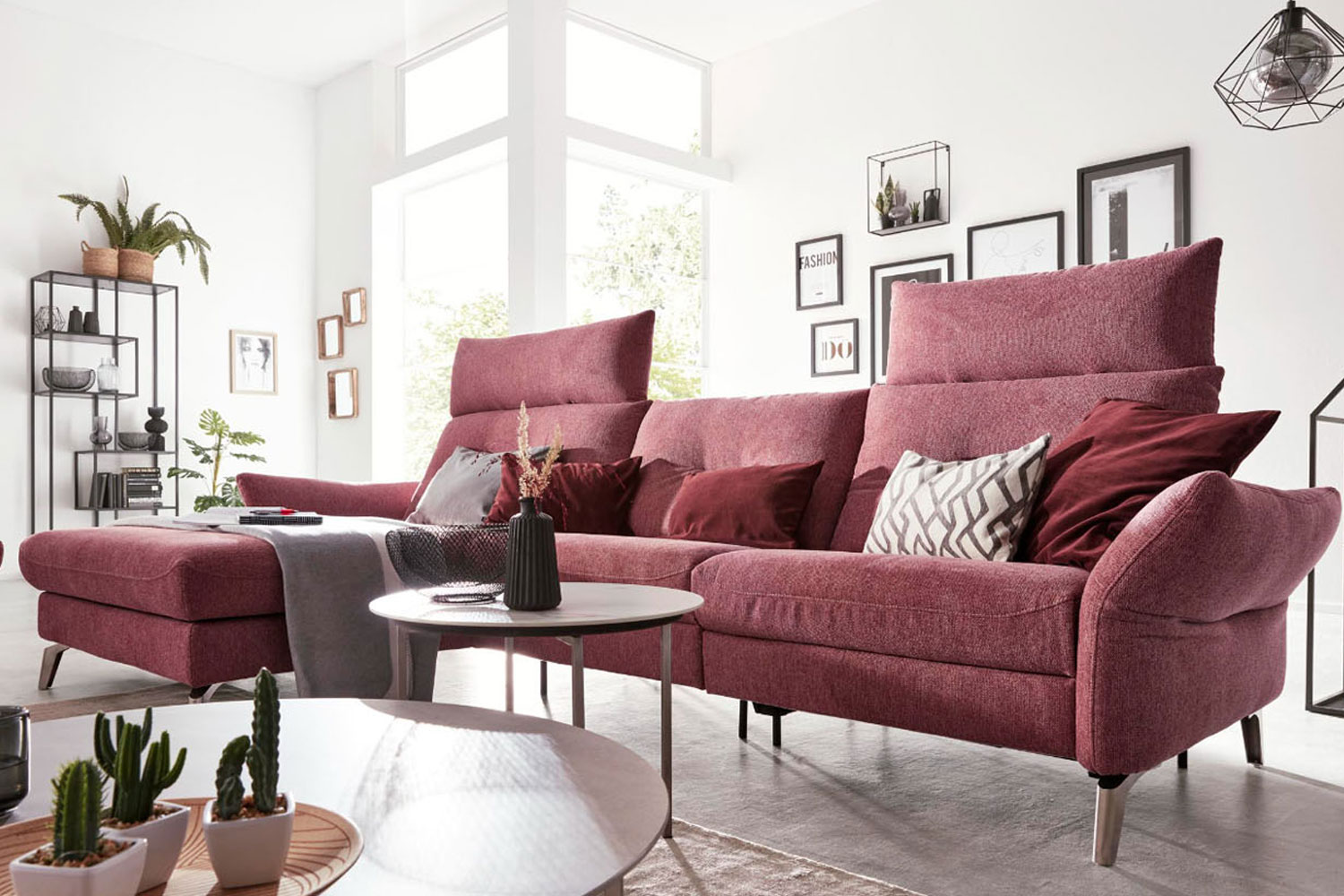Interliving Ecksofa Stoff IL 4400