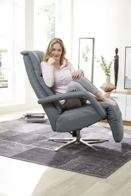 Echt Leder Relaxsessel Madrid mit Herz-Waage Funktion