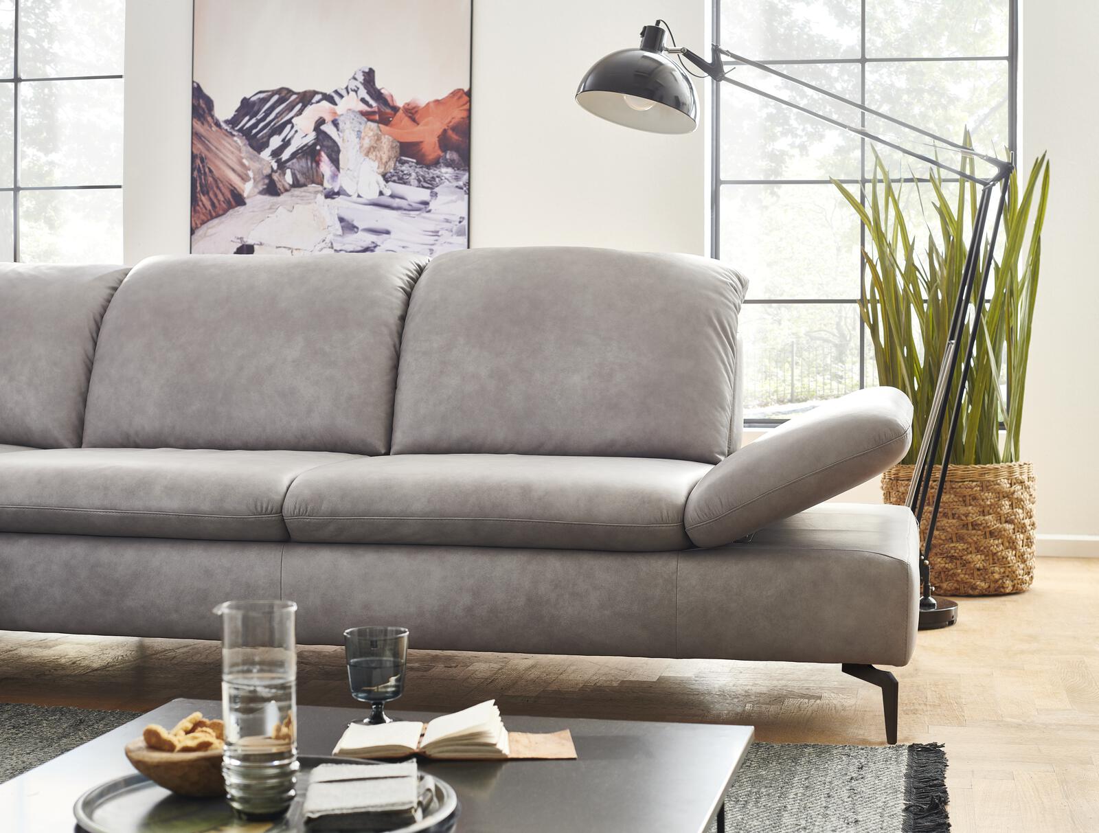 Ecksofa Lavina mit Funktion in Leder Ecksofa Lavina mit Funktion in Leder