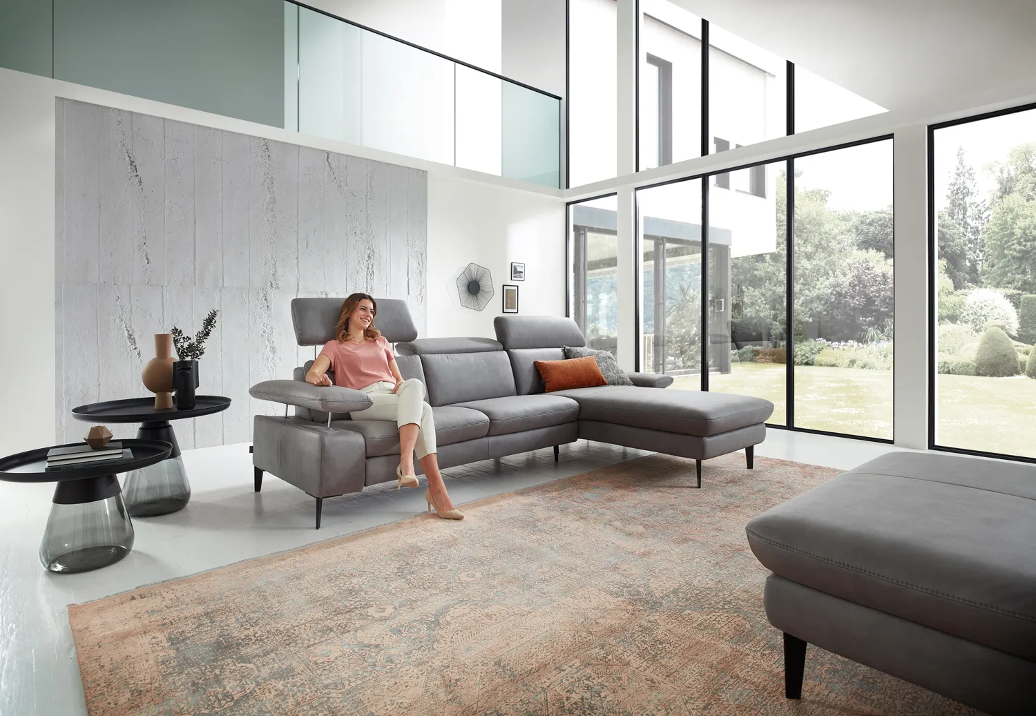 Stoff Ecksofa Thomas Brunner Edition 1