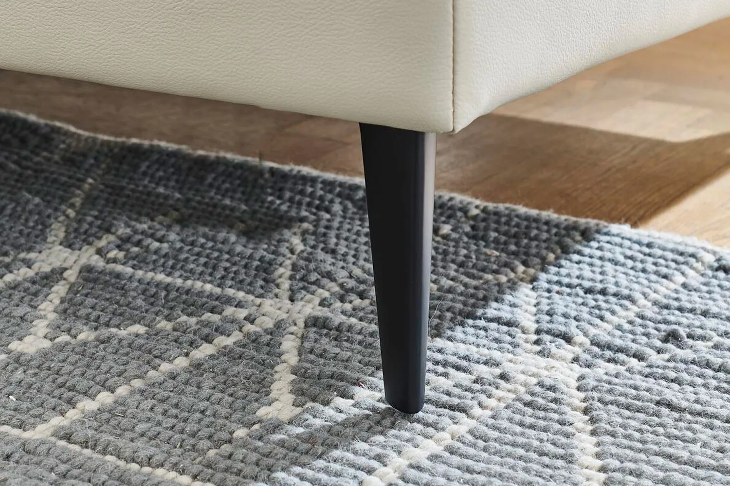Leder Ecksofa kleine L-Form