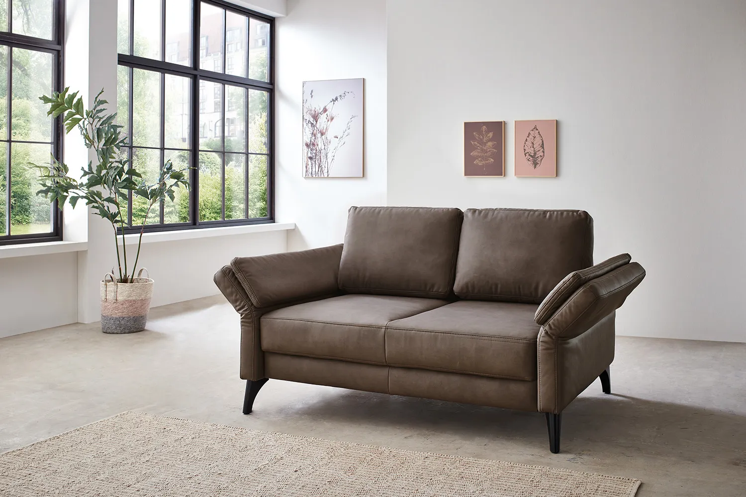 Schlafsofa in Stoff mit Easy Lift Funktion