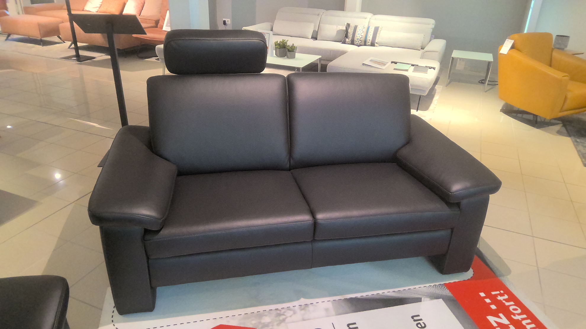 Musterring Couchgarnitur MR 2875 mit Kopfstütze in Leder-0793009517-39WW-A