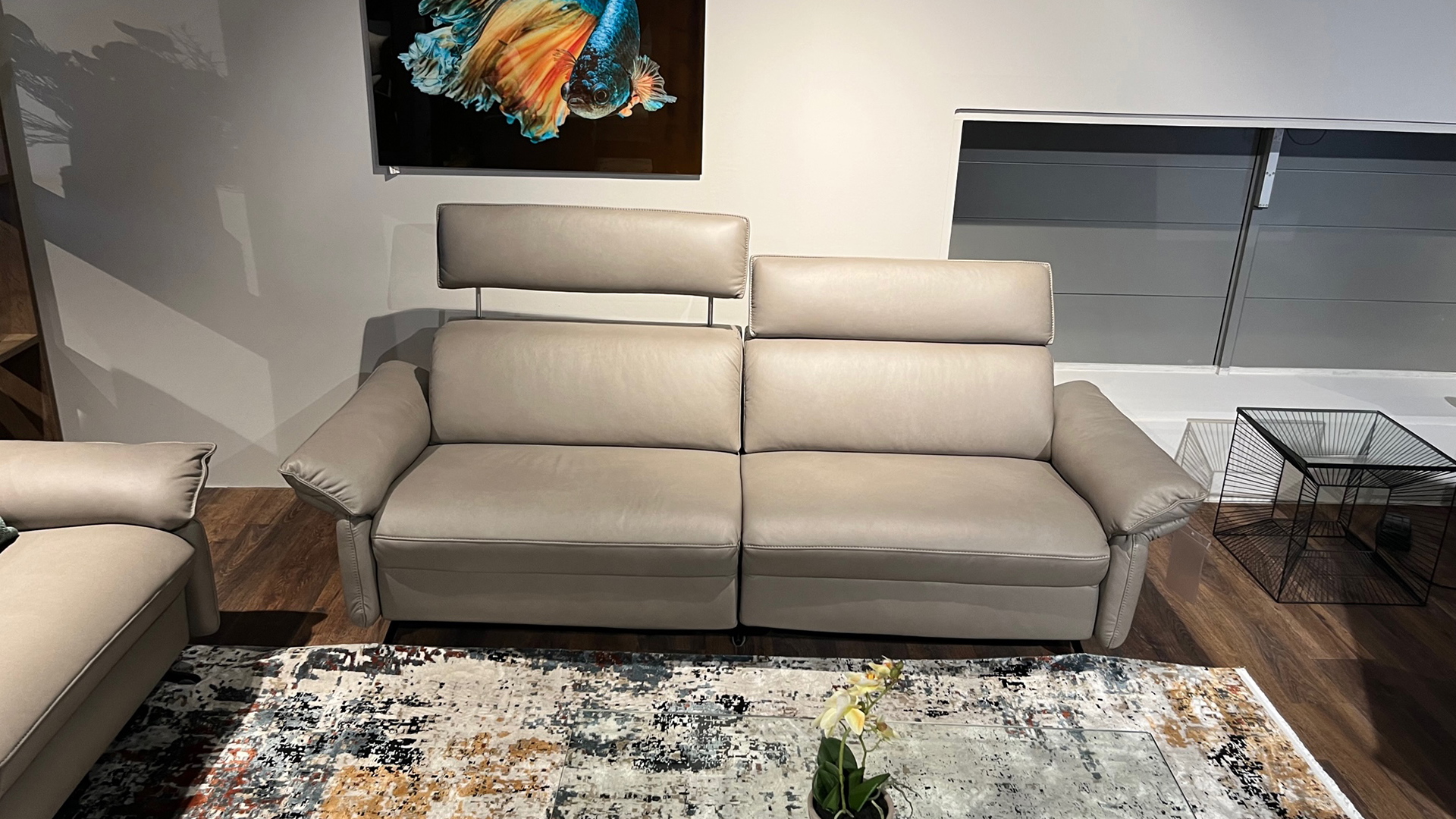 Himolla Couchgarnitur mit motorischen Funktionen und Akku in Leder-0147109401-36WW-A