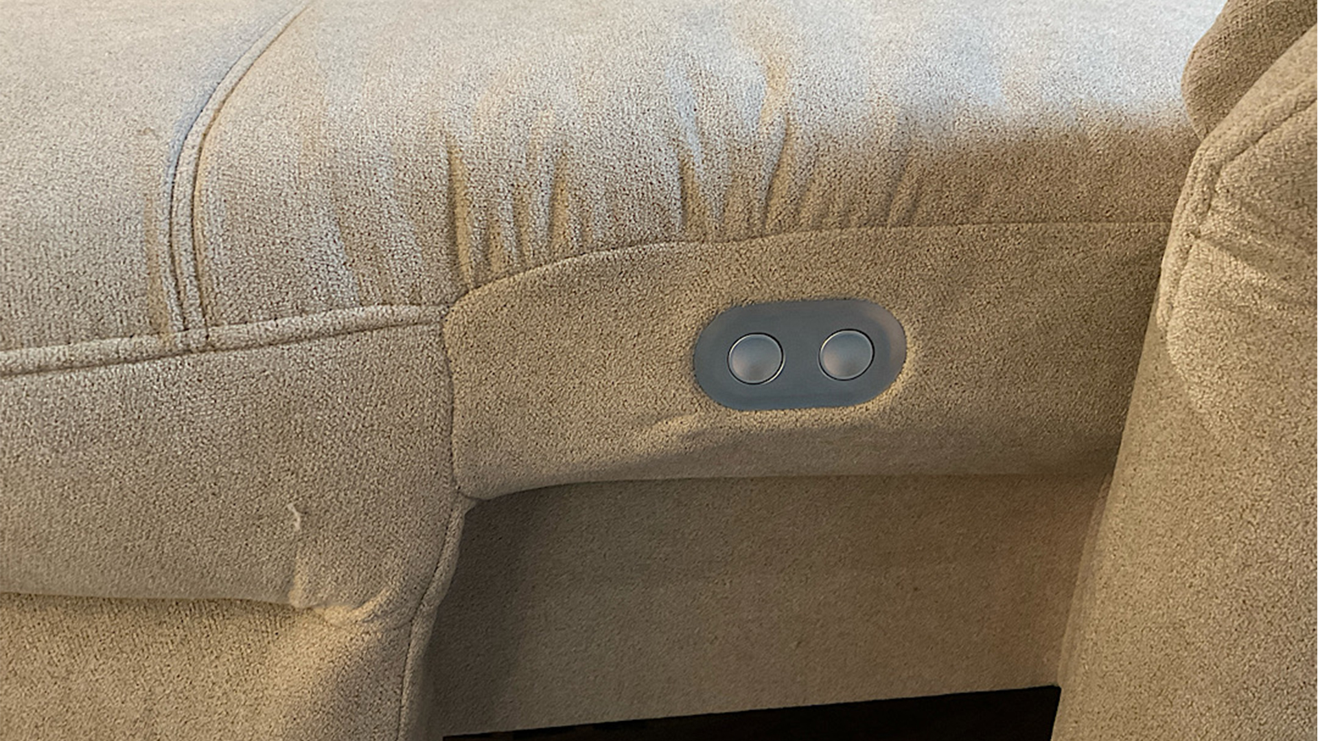 Ecksofa inkl. motorischer Relaxfunktion und Akku in Stoff -0764020201-40WW-A