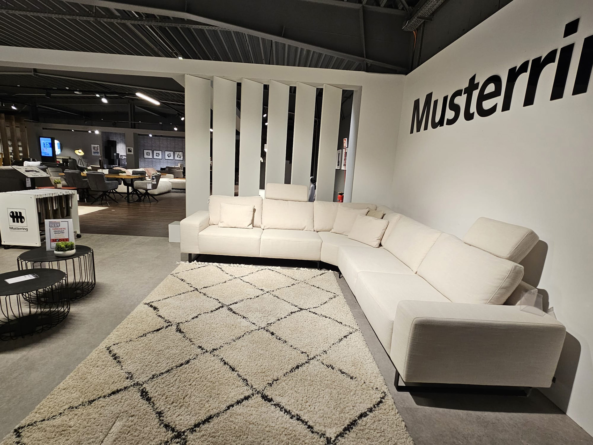 Musterring MR 4530 Ecksofa mit Kopfstützen in Stoff