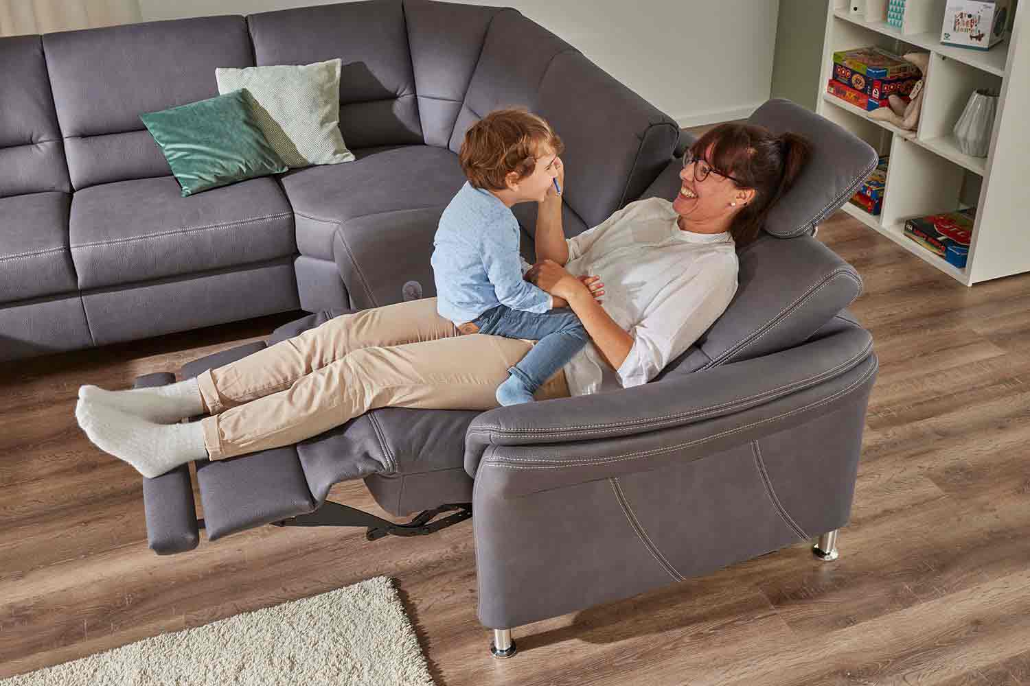 Modulmaster Wohnlandschaft Cosmos in Mikrofaser