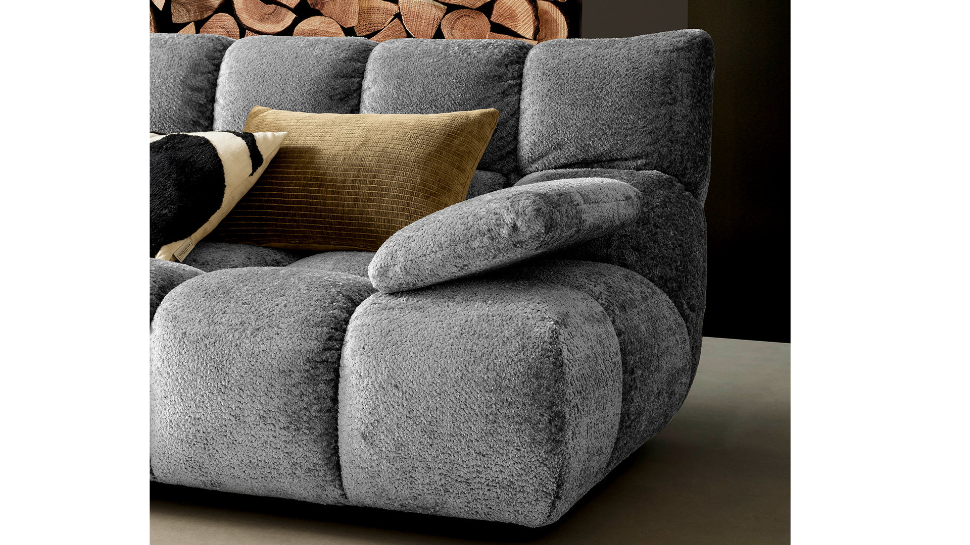 Candy Ecksofa Graceland mit Armteilverstellung in Stoff-0533Graceland01WW