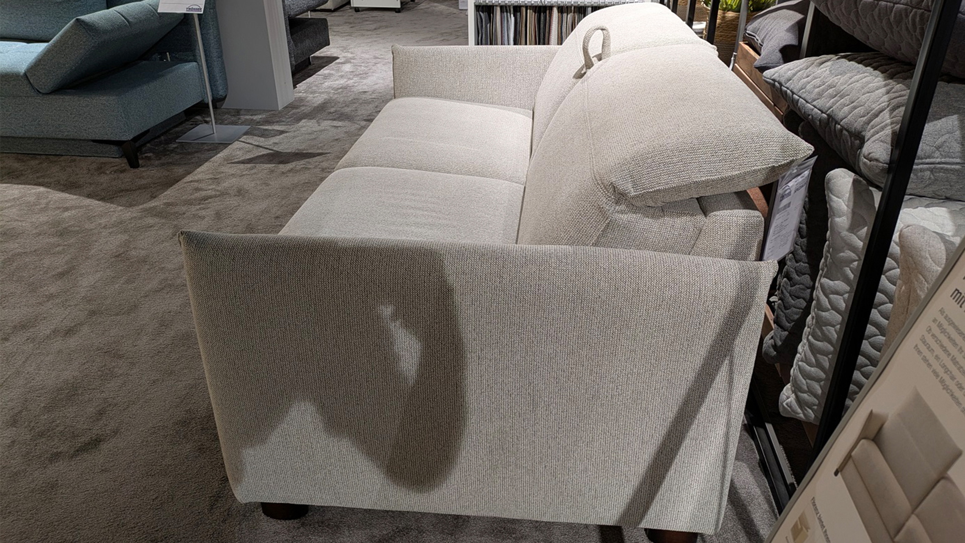 Bali Schlafsofa mit Kaltschaummatratze und Kopfteilverstellung in Stoff -0459023202-33WW-A