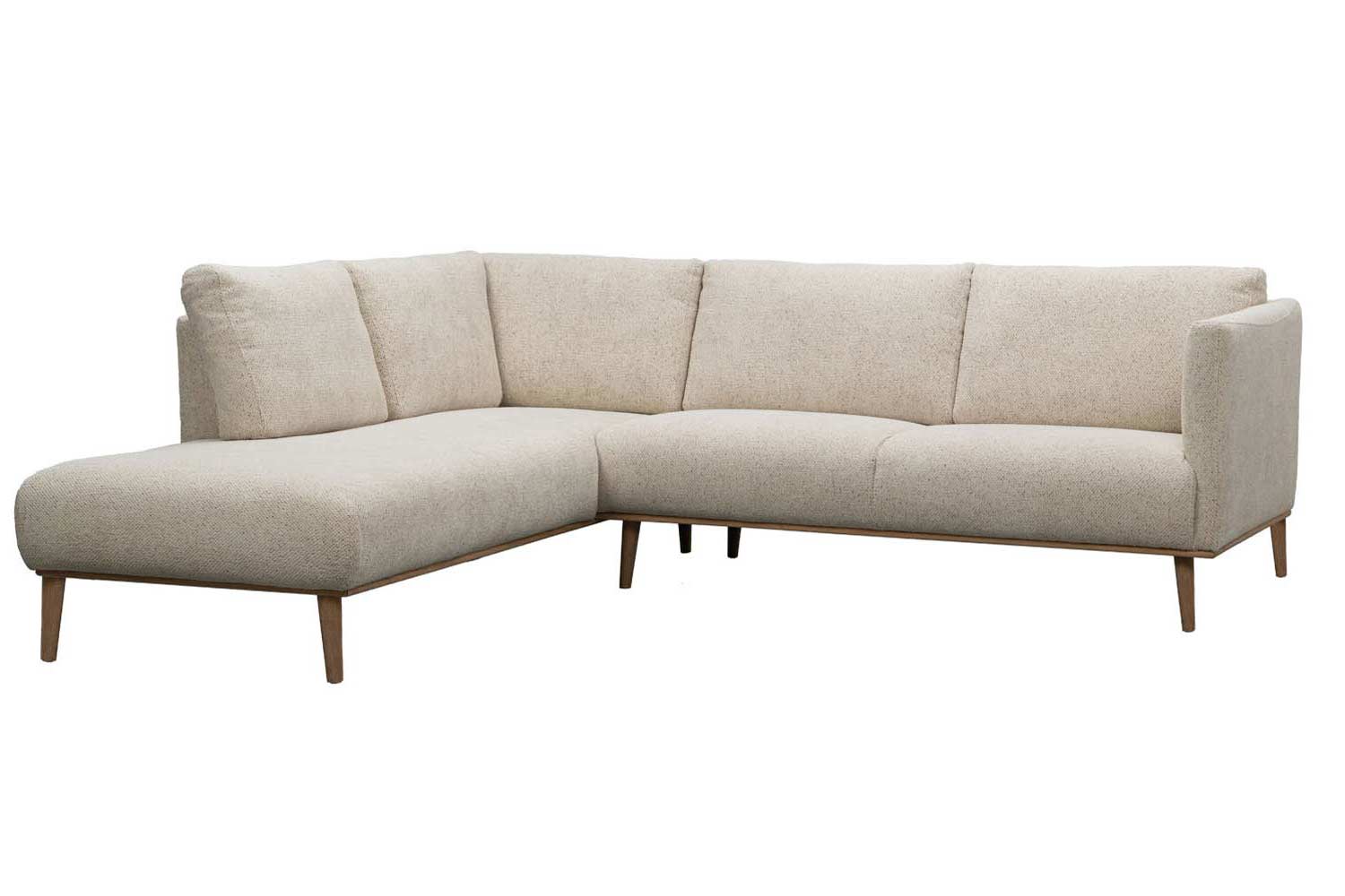 Stoff Ecksofa in trendigen Scandi Style