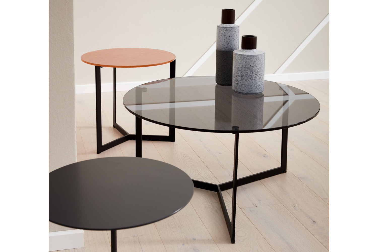 Hilker Couchtisch mit Rauchglas
