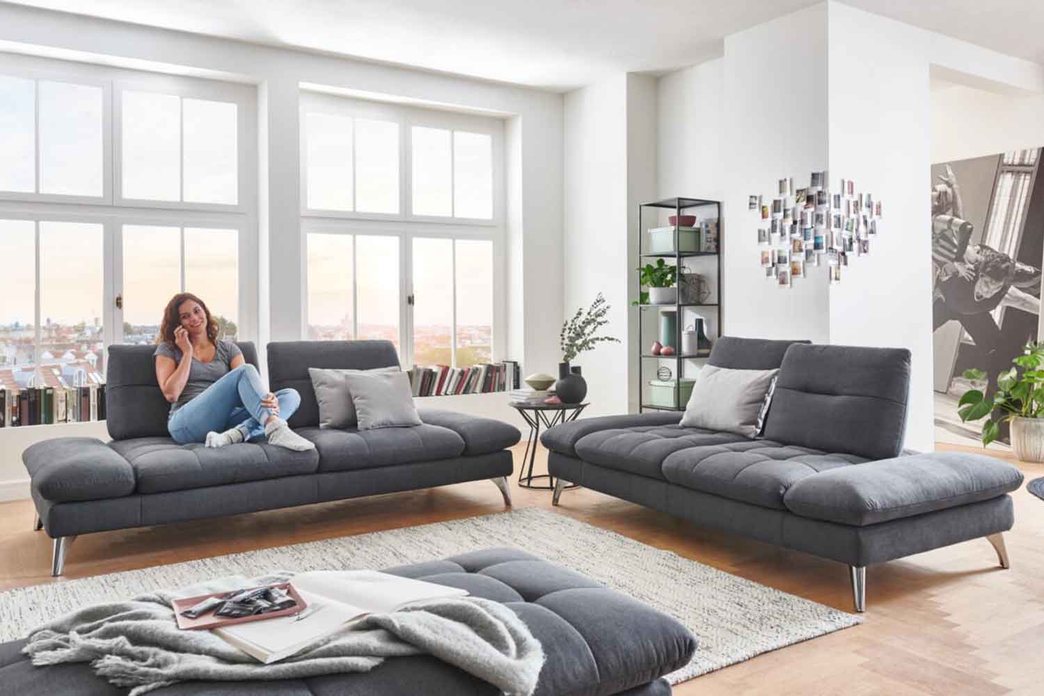 Sofa-Kombination Liverpool inkl. Schwenkrücken
