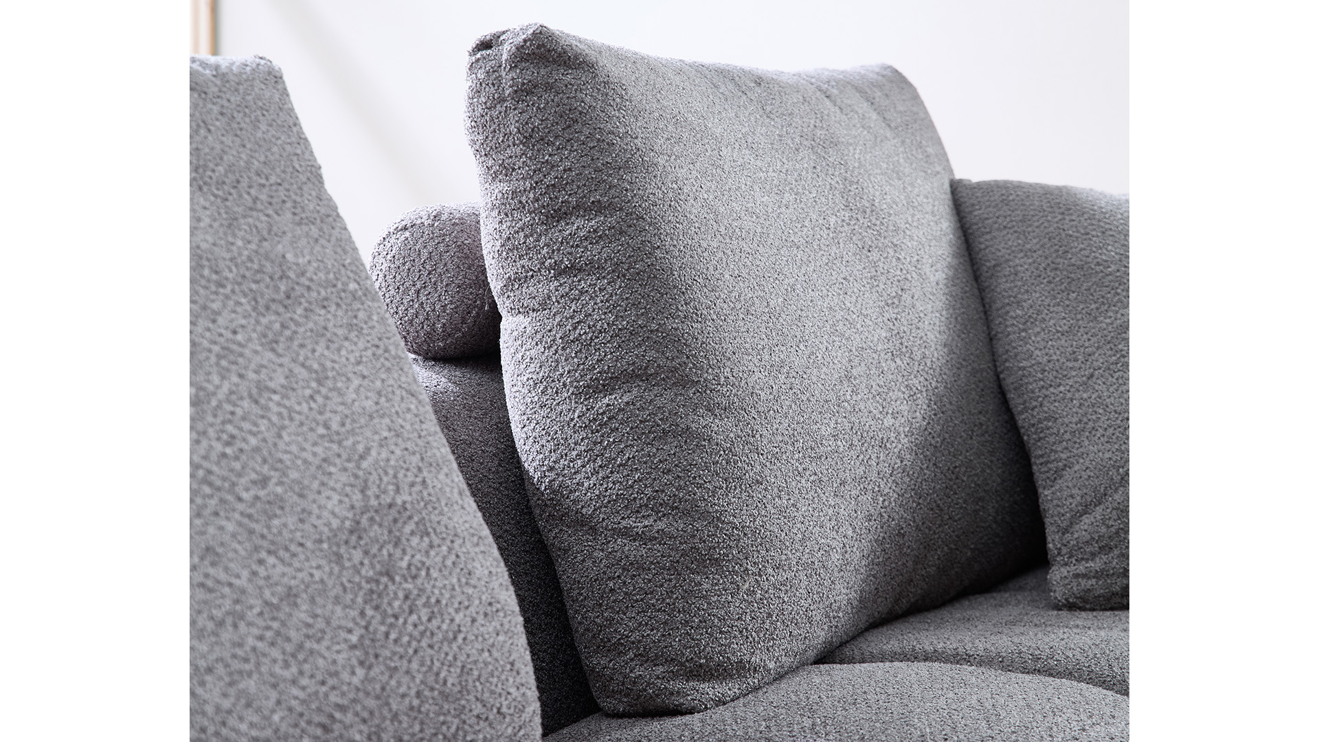 Ecksofa Heartbreaker mit losen Rückenkissen in Stoff Ecksofa Heartbreaker mit losen Rückenkissen in Stoff