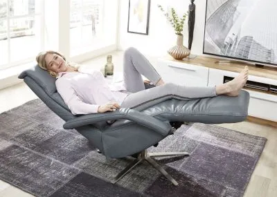 Echt Leder Relaxsessel Madrid mit Herz-Waage Funktion