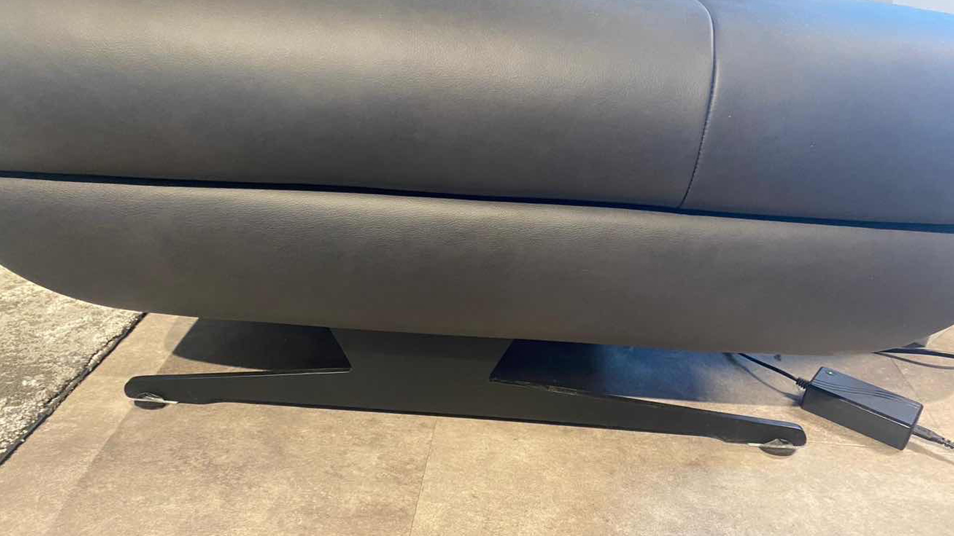 Leder Ecksofa inkl. motorischer Relaxfunktion 