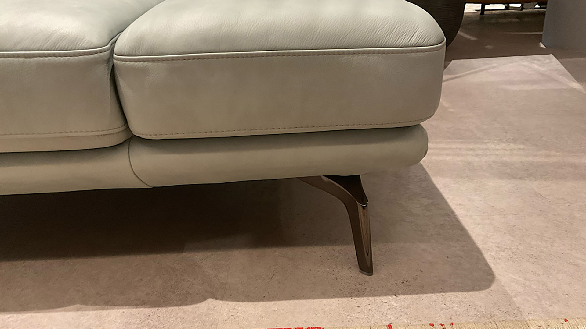 Cuoio Ecksofa in Leder mit manueller Sitztiefenverstellung-0597101900-40WW-A