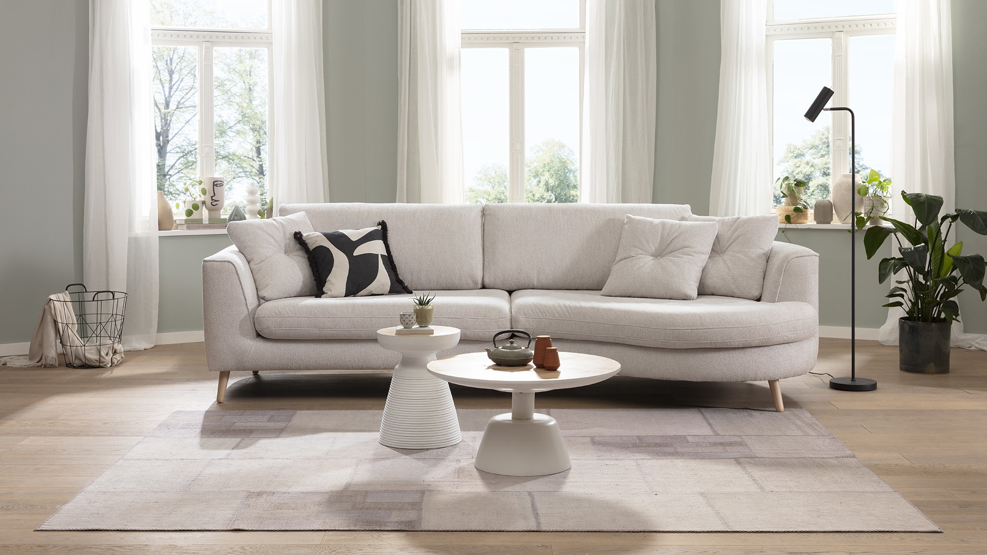 Ginger Moon Big Sofa Carpino in Stoff Big Sofa Carpino in Stoff rechts