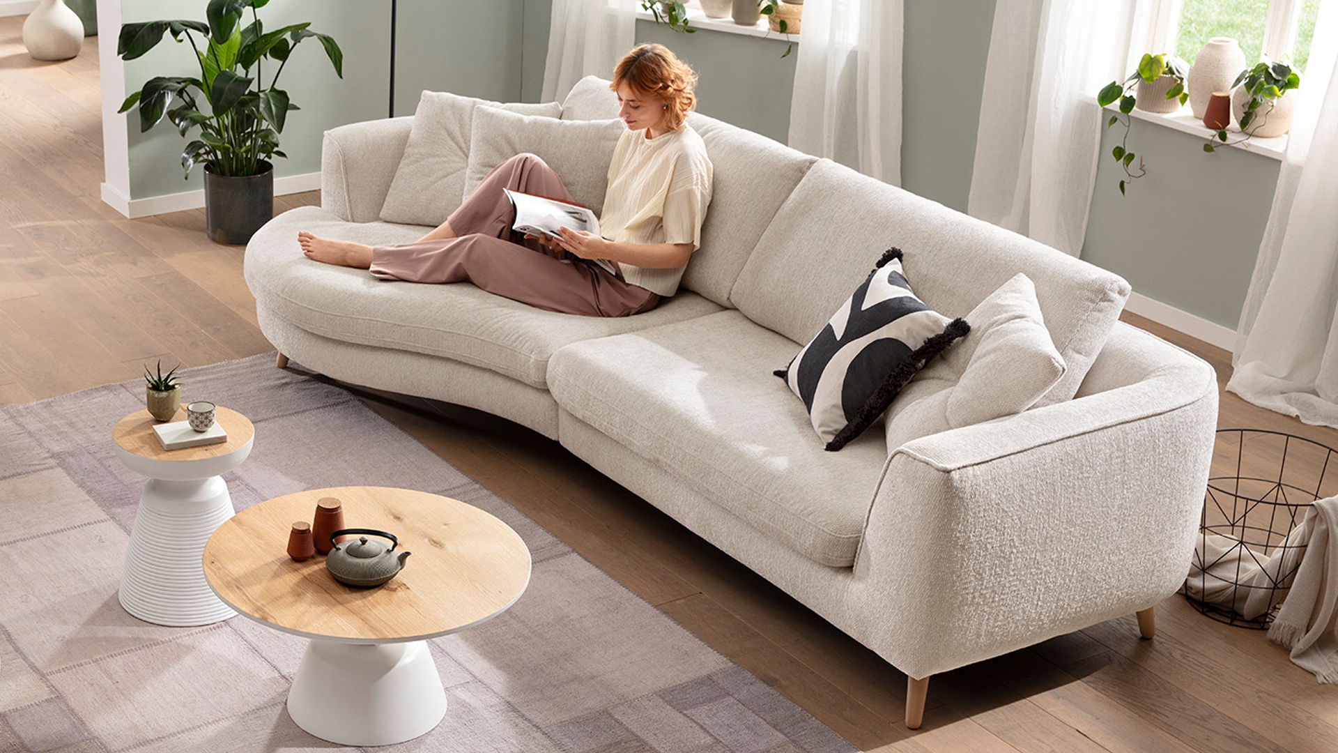 Ginger Moon Big Sofa Carpino in Stoff -0310Carpino00WW