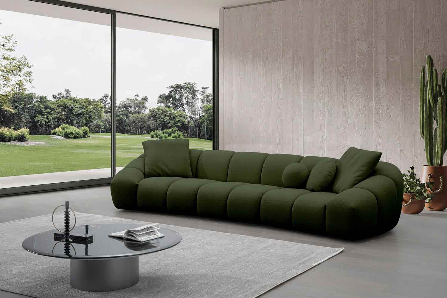CAMPO DE´FIORI Marcello Designer Rundsofa in Stoff 