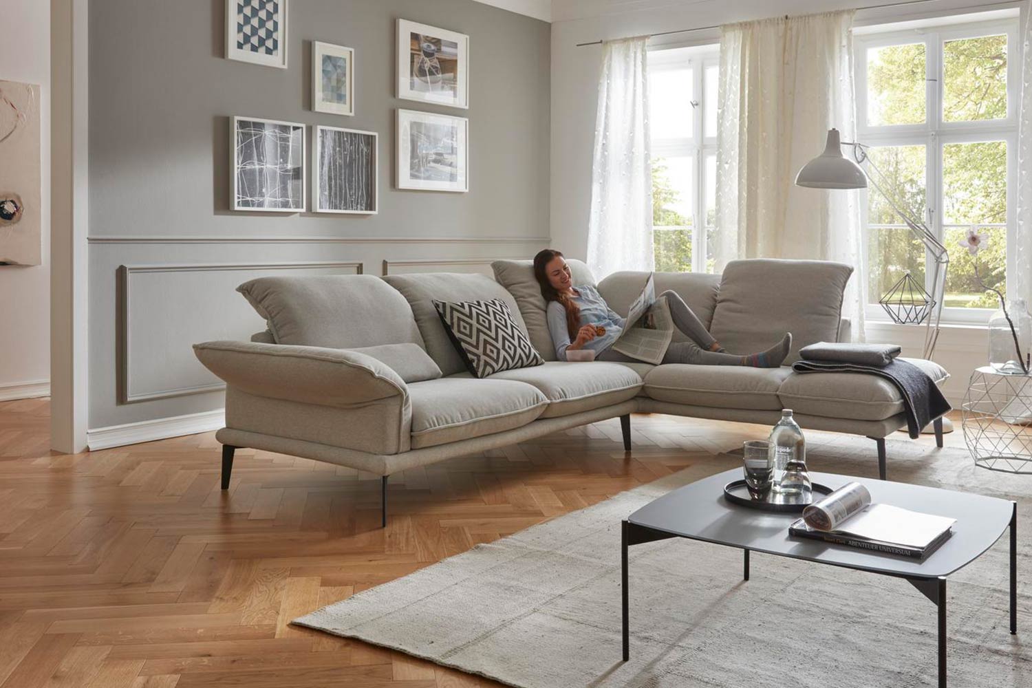Ecksofa Atavar mit Loftcharakter