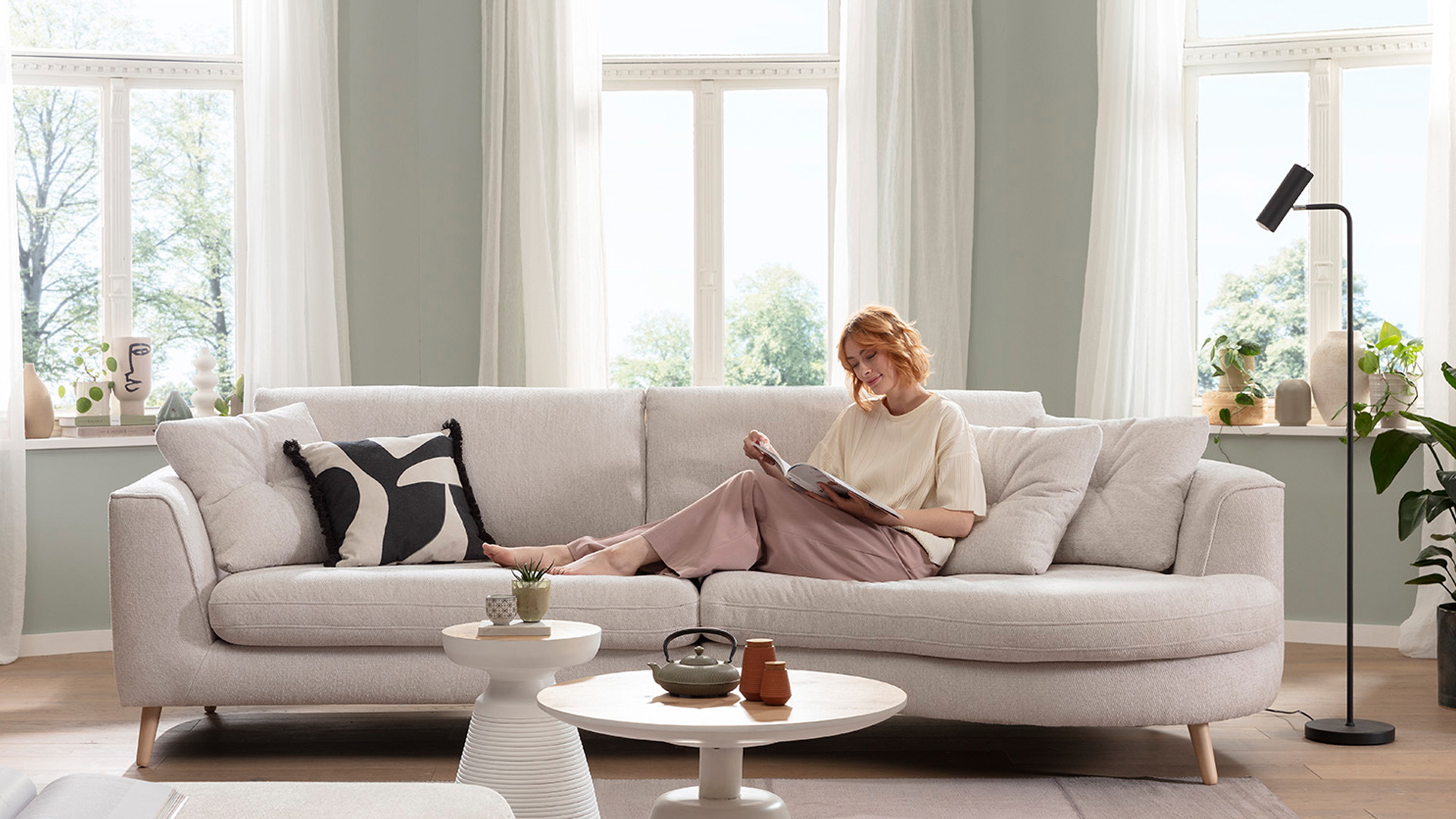 Ginger Moon Big Sofa Carpino in Stoff Ginger Moon Big Sofa Carpino in Stoff -0310Carpino00WW