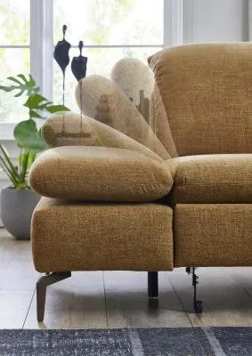 Ecksofa Lavina in Stoff