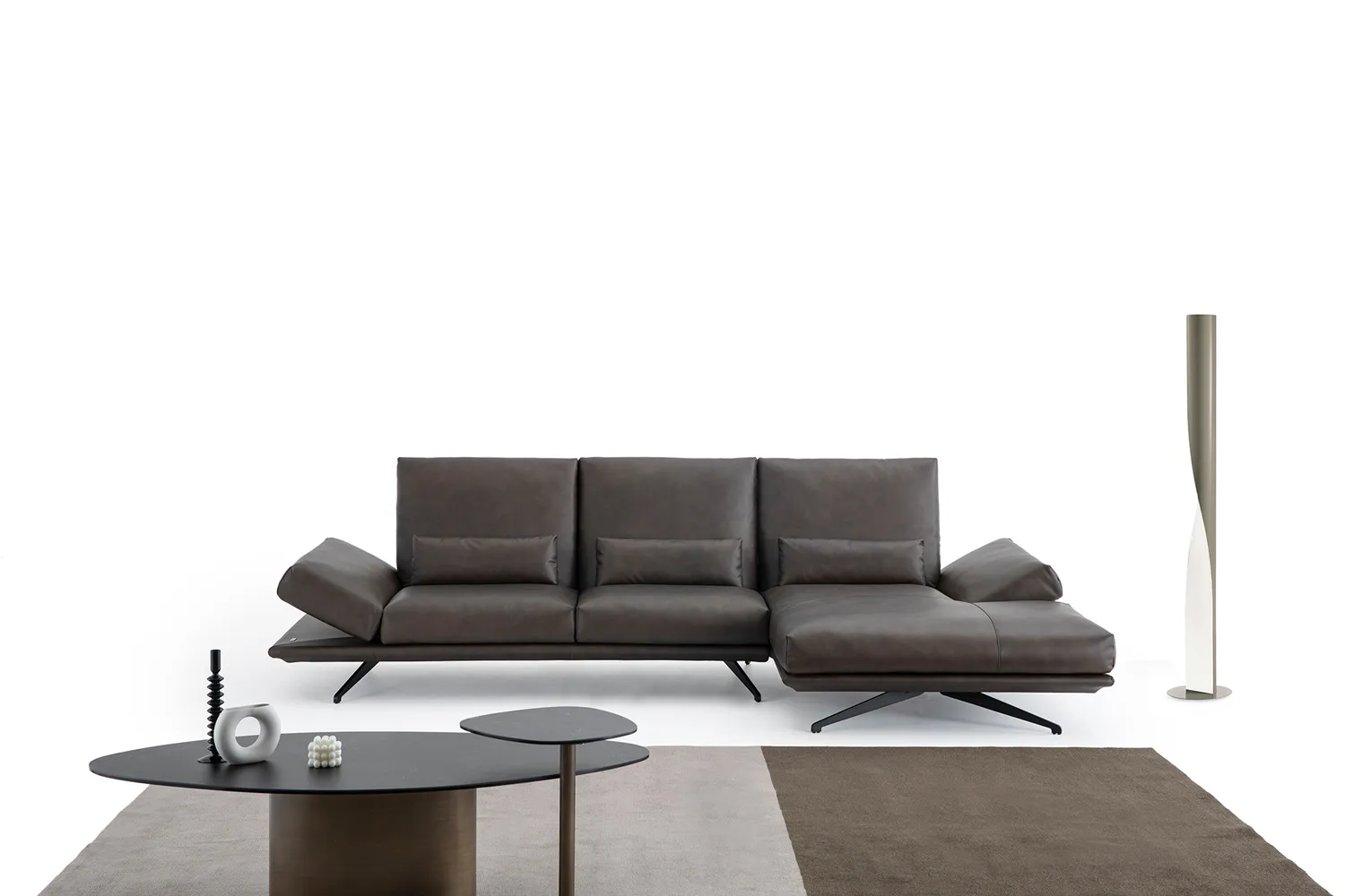 CAMPO DE´FIORI Giulia Ecksofa Rücken & Armteilverstellung 