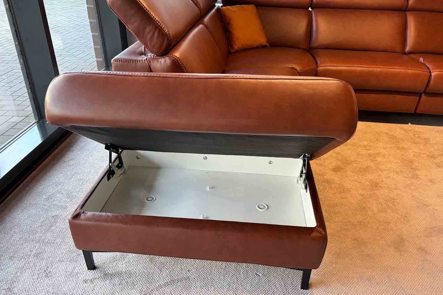 Interliving Ecksofa IL 4060 inkl. motorischer Relaxfunktion in Leder