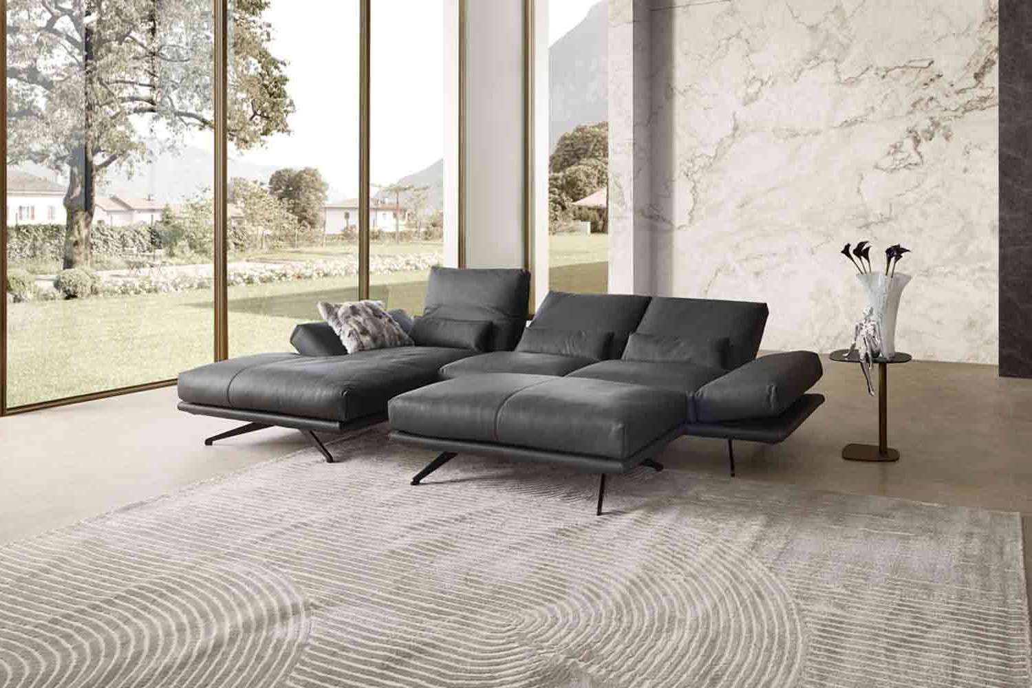 CAMPO DE´FIORI Giulia Ecksofa Rücken & Armteilverstellung 