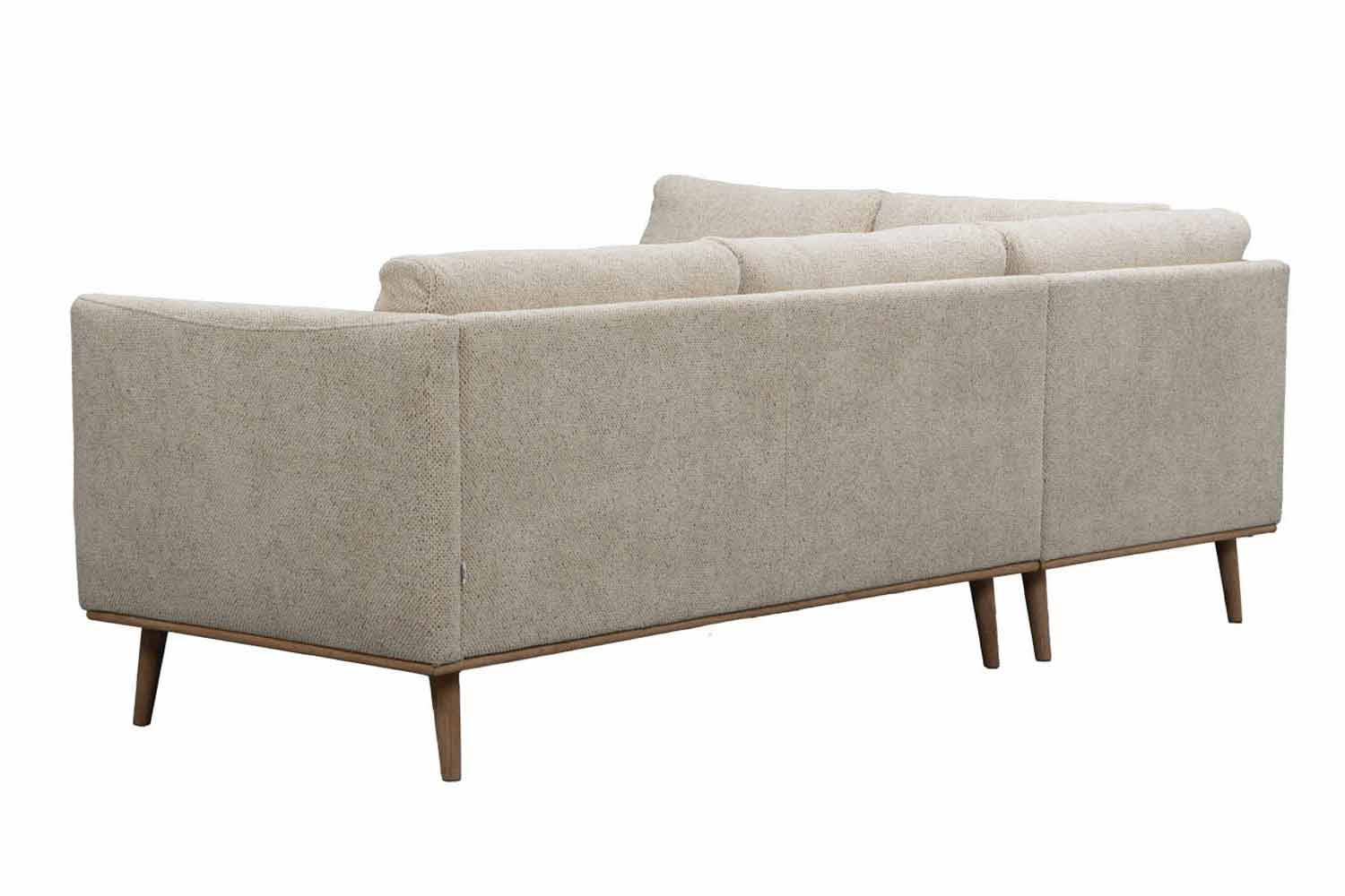 Stoff Ecksofa in trendigen Scandi Style