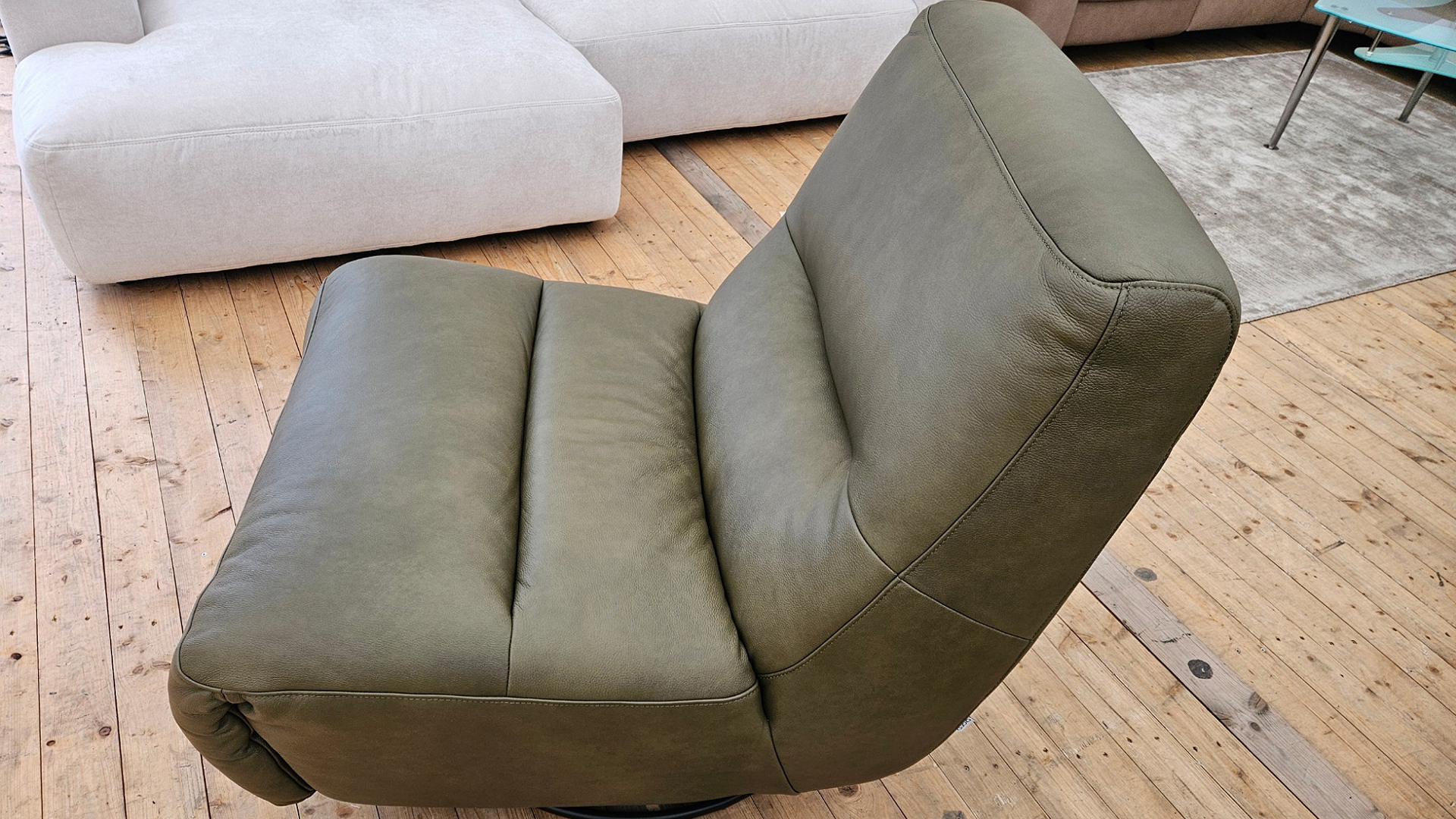 Cuoio Relaxsessel inkl. Wippfunktion und Akku in Leder -0597100303-34WW-A