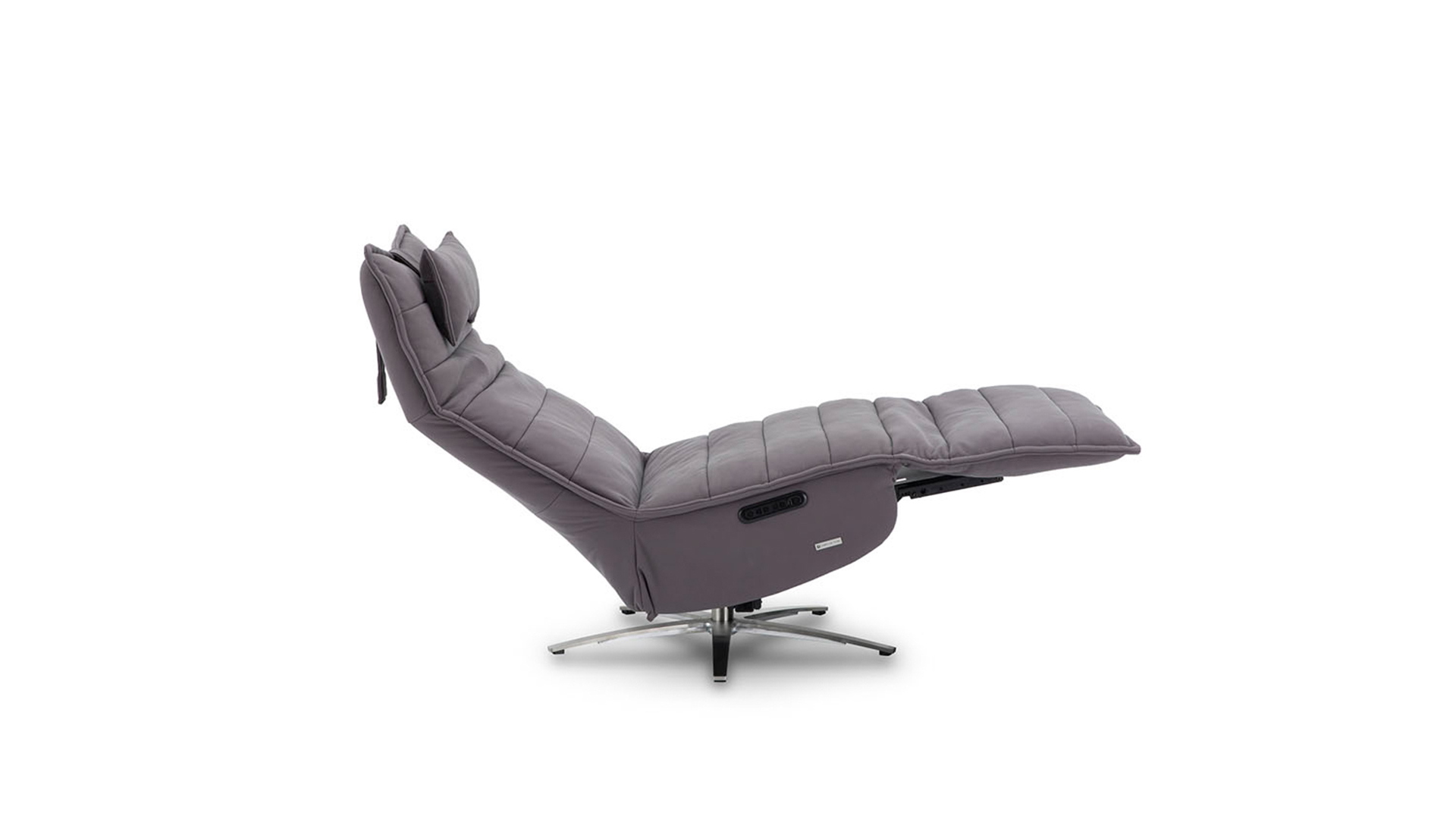 Design Relaxsessel Sara mit 2-Motoren und Akku Leder-05960022WW